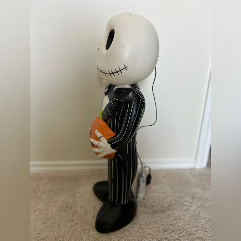 Disney Gemmy Lighted Blow Mold Jack Skellington 24